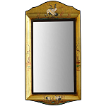 Зеркало в стиле Шинуазри ручная роспись Chinoiserie Golden Birds Mirror варинант исполнения - 1 | Loft Concept в Барнауле