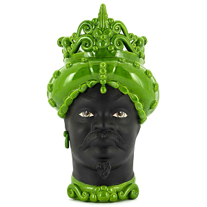 Ваза VASE MORO MAN MED. MAT Green