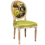 Стул из натурального бука с цветочным принтом Impressionism in Color варинант исполнения - 2 | Loft Concept в Барнауле