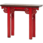 Деревянная консоль в китайском стиле красная Tang Console Table варинант исполнения - 2 | Loft Concept в Барнауле