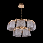 Люстра двухъярусная с текстурными овальными абажурами Splendor Palace Style варинант исполнения - 3 | Loft Concept в Барнауле