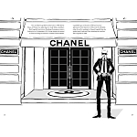 Megan Hess. Coco Chanel: The Illustrated World of a Fashion Icon варинант исполнения - 4 | Loft Concept в Барнауле
