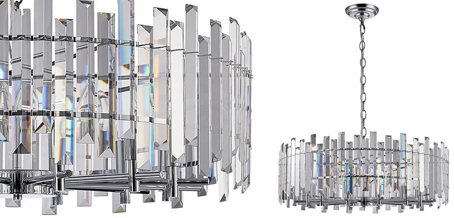 Люстра Langley Chandelier chrome 80 Люстра Langley Chandelier chrome 80 - Loft-Concept в Барнауле