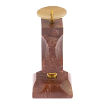 Подсвечник фигурный из натурального камня лемезит Stone Candlestick варинант исполнения - 2 | Loft Concept в Барнауле