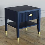 Прикроватная тумбочка с ящиком Elsa Dreams Blue варинант исполнения - 1 | Loft Concept в Барнауле