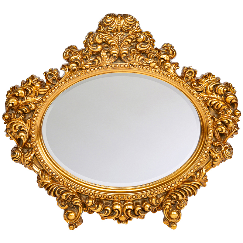 Зеркало настенное золотое с ажурным резным орнаментом Classic Ornament Mirror Золотой Зеркало Зеркало настенное золотое с ажурным резным орнаментом Classic Ornament Mirror Золотой Зеркало в Барнауле | Loft Concept