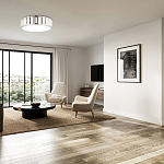 Потолочный светильник с гофрированным абажуром цвета графит Millennium варинант исполнения - 3 | Loft Concept в Барнауле