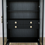 Дизайнерский шкаф витрина Elsa Dreams Black с 4-мя ящиками варинант исполнения - 6 | Loft Concept в Барнауле