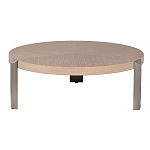 Столик журнальный круглый со светлым шпоном Light Veneer Table варинант исполнения - 5 | Loft Concept в Барнауле