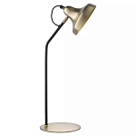 Настольная лампа с плафоном в форме купола в сочетании черного и золотистого цвета Minimalist Execution варинант исполнения - 2 | Loft Concept в Барнауле