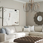 Люстра с состаренными резными элементами Big Graceful Profile варинант исполнения - 5 | Loft Concept в Барнауле