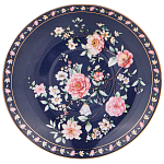 Чайный сервиз из фарфора синий на 6 персон 14 предметов Flower Porcelain Collection варинант исполнения - 3 | Loft Concept в Барнауле