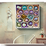 Панно "Конфетное ассорти" Bright Candy Assortment варинант исполнения - 4 | Loft Concept в Барнауле