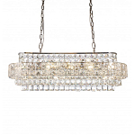 Люстра овальной формы хрустальная в неоклассическом стиле Majesty варинант исполнения - 6 | Loft Concept в Барнауле