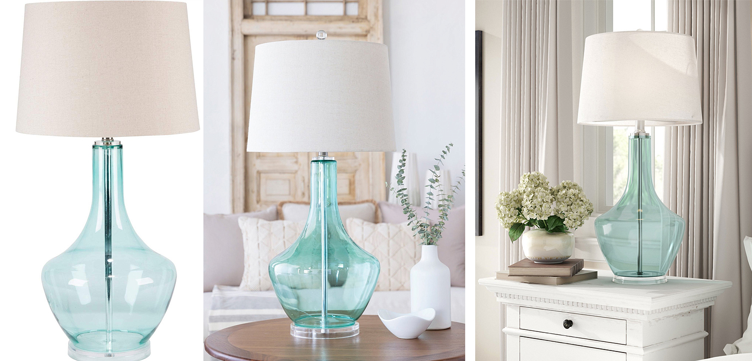 Настольная лампа Fantina Table lamp blue Настольная лампа Fantina Table lamp blue - Loft-Concept в Барнауле