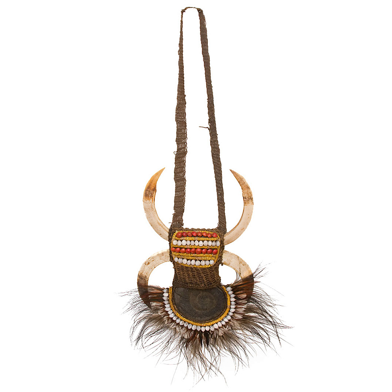 Этническое ожерелье Aboriginal Necklace Коричневый Бежевый Красный Желтый Белый Этническое ожерелье Aboriginal Necklace Коричневый Бежевый Красный Желтый Белый в Барнауле | Loft Concept