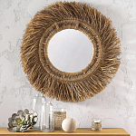 Зеркало из ротанга и сизаля WICKER MIRROR 100 варинант исполнения - 3 | Loft Concept в Барнауле