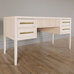 Большой Рабочий стол Primo с 5 выдвижными ящиками Светлый дуб варинант исполнения - 2 | Loft Concept в Барнауле