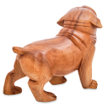 Статуэтка деревянная в виде собаки Balinese Dog варинант исполнения - 2 | Loft Concept в Барнауле