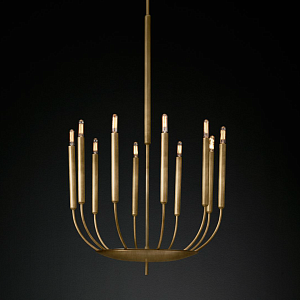 Люстра Quenouilles Round Chandelier brass