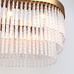 Люстра подвесная овальная со стеклянными трубками Nembus варинант исполнения - 3 | Loft Concept в Барнауле