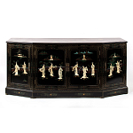 Комод в китайском стиле Chinese Black Chest of Drawers Нидерланды варинант исполнения - 1 | Loft Concept в Барнауле