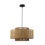 Подвесной светильник с абажуром из плтеного бамбука Light Inside the Cell варинант исполнения - 3 | Loft Concept в Барнауле