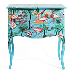 Комод с росписью Розовый фламинго L.XV CHEST OF DRAWERS Flowers with Flamingo варинант исполнения - 2 | Loft Concept в Барнауле