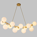 Люстра подвесная с белыми лампами в форме шара Felicitat варинант исполнения - 4 | Loft Concept в Барнауле