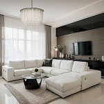 Люстра круглая с прозрачными стеклянными трубками Nembus варинант исполнения - 12 | Loft Concept в Барнауле