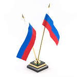 Флагшток из малахита и бронзы с позолотой Stone Flagpole варинант исполнения - 2 | Loft Concept в Барнауле