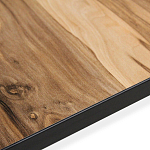 Стол обеденный раздвижной с прямоугольной столешницей на четырех черных ножках Blair варинант исполнения - 7 | Loft Concept в Барнауле