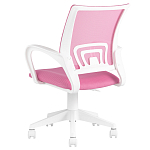 Офисное кресло с основанием из белого пластика Desk chairs Pink варинант исполнения - 5 | Loft Concept в Барнауле