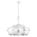 Подвесной светильник с белым фигурным абажуром и мягкими волнистыми краями Cloud Motion  варинант исполнения - 17 | Loft Concept в Барнауле