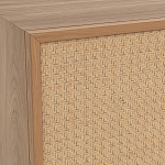 ТВ-тумба с декором из ротанга Pansy Rattan TV Stand варинант исполнения - 2 | Loft Concept в Барнауле