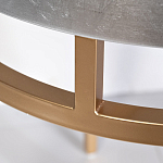 Столик журнальный серебристый с круглой столешницей Showing Refinement варинант исполнения - 2 | Loft Concept в Барнауле