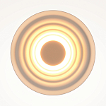 Бра круглое Soft Halo белый варинант исполнения - 2 | Loft Concept в Барнауле