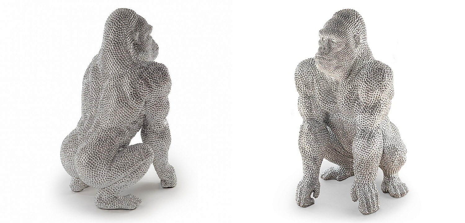 Статуэтка Gorilla Silver Статуэтка Gorilla Silver - Loft-Concept в Барнауле
