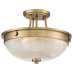 Потолочный светильник со стеклянным плафоном в виде купола Quoizel варинант исполнения - 13 | Loft Concept в Барнауле