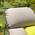 Дизайнерское разноцветное кресло на металлическом каркасе с подставкой для ног Poltronova Plasma Armchair варинант исполнения - 13 | Loft Concept в Барнауле