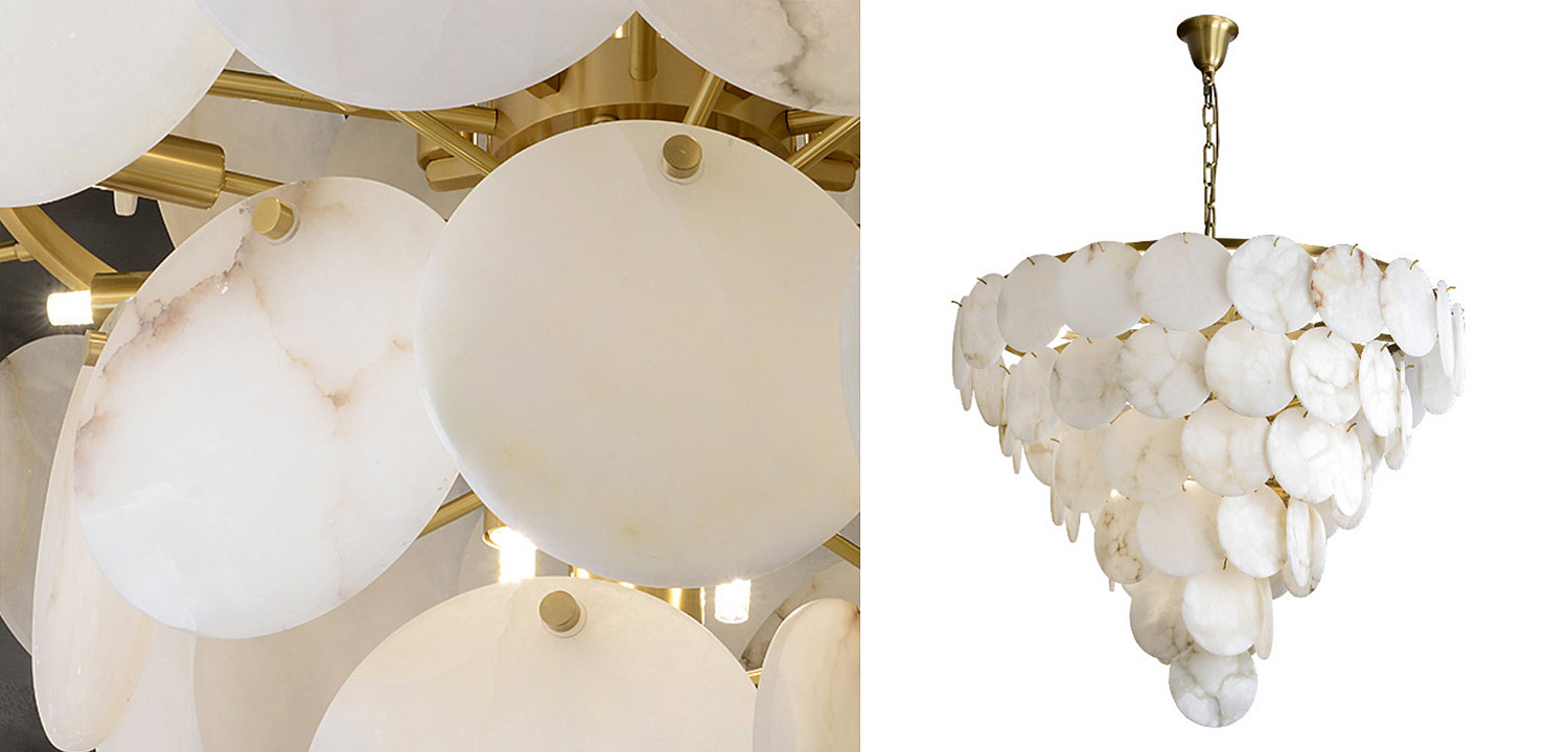Люстра Letizia Marble Tiered Chandelier Люстра Letizia Marble Tiered Chandelier - Loft-Concept в Барнауле