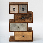 Тумба необычной формы с выдвижными ящиками Shift варинант исполнения - 2 | Loft Concept в Барнауле