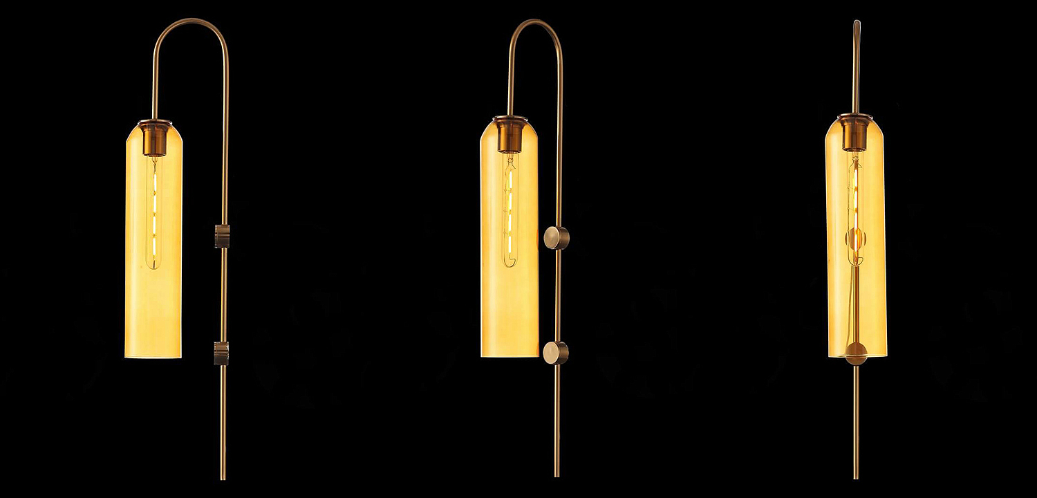 Бра ARTICOLO float Wall Sconce Amber Бра ARTICOLO float Wall Sconce Amber - Loft-Concept в Барнауле