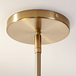 Люстра круглая с 2-мя металлическими абажурами Andromeda варинант исполнения - 5 | Loft Concept в Барнауле