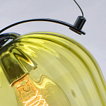 Подвесной светильник со стеклянном плафоном в форме бокала Kaleido варинант исполнения - 28 | Loft Concept в Барнауле