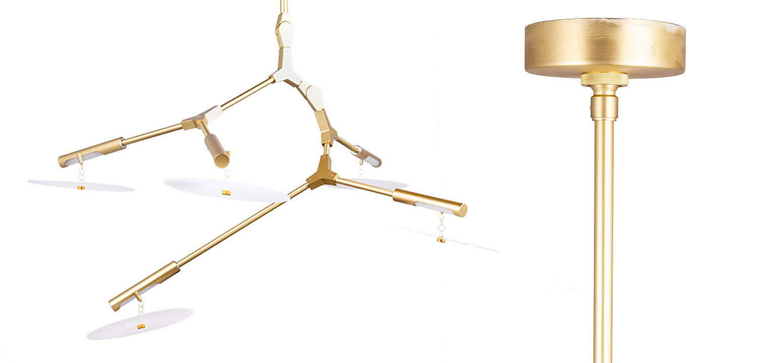 Люстра White Disc 100 Люстра White Disc 100 - Loft-Concept в Барнауле