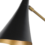 Бра с черными конусообразным плафоном Contrasting Lamps варинант исполнения - 1 | Loft Concept в Барнауле
