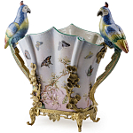 Ваза фарфоровая с попугаями Ferra варинант исполнения - 4 | Loft Concept в Барнауле