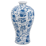 Ваза фарфоровая высокая с синими цветочными мотивами Independence варинант исполнения - 2 | Loft Concept в Барнауле