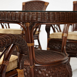 Комплект обеденный из ротанга Eloise grand варинант исполнения - 13 | Loft Concept в Барнауле